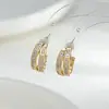 Nuevos Pendientes Personalizados con Circonita Microincrustada 2026 para Mujer, Pendientes de Cubo de Azúcar Geométricos de Diseño de Nicho, Pendientes de Botón Versátiles