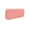 Bolsa para Lápices de Silicona de Color Sólido de Gran Capacidad Personalizada Bolsa de Almacenamiento para Material Escolar de Estudiante Estuche Rectangular para Lápices Bolsa de Almacenamiento para Cosméticos