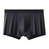 Ropa interior de seda helada para hombre, verano, malla transpirable, ligera, color liso, calzoncillos tipo bóxer, sexy, 7XL, calzoncillos bóxer de hielo