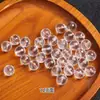Cristal branco natural 128 facetas 64 facetas contas transparentes contas soltas pulseira de miçangas DIY acessórios feitos à mão