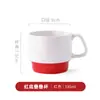 Canecas Cerâmicas Personalizadas Estilo Europeu, Copos Empilháveis para Café e Leite, Copos de Bebida Domésticos de Alto Valor, Presentes Transfronteiriços