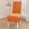 Funda de silla universal para cuatro estaciones para uso en el hogar, respaldo antideslizante todo en uno, funda de silla de comedor integrada, elástica y engrosada