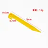 Estacas para Tienda de Campaña, Estacas de Plástico para el Suelo, Clavos para Playa, Estacas de Rosca Dentada para Camping al Aire Libre, Clavos de Fijación a Prueba de Viento