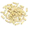 Ouro Real Aço Inoxidável Aço Titânio Forma de Coração Pequena Estrela de Cinco Pontas Pingente Resistente à Cor Acessórios para Joias DIY Conector Cauda