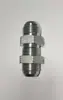 Conector de Transición para Extensión de Tubería de Aceite de Alta Presión Conector Pasamuros Hidráulico Rosca Exterior Doble Extremo Estándar Americano Métrico 1416/18D Estándar Americano