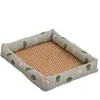 Tapete de Verano para Mascotas Gato Perro Transpirable Fresco Tapete de Hielo Cuatro Estaciones Universal Caseta Nido para Gato Suministros para Mascotas