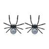 Pendientes Elegantes y de Lujo Ligero de Perla Negra de Araña Insecto Producto Nuevo Transfronterizo de Amazon Pendientes de Nicho de Moda para Mujer