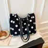 Bolso de Lunares con Diseño de Nicho Casual para Mujer 2026 Nueva Moda Bolso Cruzado de Gran Capacidad Bolso de Mano para Viajes