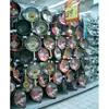 Ganchos em L para prateleira de supermercado, suportes para wok de tubo redondo espessado, ganchos de travessa para mochila e roupas, ganchos para faca de cozinha, ganchos para caneca (4 ganchos)