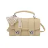 Bolsas Populares deste Ano para Mulheres Verão 2025 Nova Bolsa Satchel de Alta Qualidade Bolsa Quadrada Pequena Bolsa de Ombro Versátil Tendência Estilo Coreano