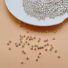 Cuentas sueltas de plata pura S990, cuentas de plata, cuentas pulidas, cuentas redondas, accesorios, cuentas espaciadoras, collar DIY, pulsera, materiales para joyería