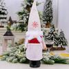 Nuevos productos navideños 2020, suministros decorativos, gorro de nieve navideño, juego de botellas de vino para anciano del bosque, juego de botellas de vino para mesa de comedor.