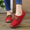 Sapatos Singulares de Primavera para Mulheres, Sapatos Beanie Realmente Versáteis, Sapatos Casuais Planos Confortáveis para Mulheres, Sapatos Caracol com Cadarço, Sapatos de Mãe Atacado