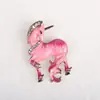 Joyería Europea y Americana Broche de Caballo Blanco Versátil Unicornio Moda Personalizada Pines para Chaqueta de Traje Accesorios de Ramillete para Hombres y Mujeres