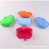 Carteira de Silicone em Formato de Coração Porta-Moedas Criativo Bolsa de Chaveiro de Silicone em Formato de Coração Carteira Criativa em Formato de Coração Atacado