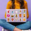 100 Piezas de Pegatinas de Graffiti Estilo Playa de Verano para Decorar Cuaderno Equipaje DIY Impermeables Transfronterizos