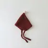 Gorro Coreano para Bebé Qiunan Otoño e Invierno Marca de Letra Gorro de Punto para Bebé Capucha Fina Protectora para Orejas de Bebé