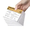 Notas adhesivas de color real, papelería simple para estudiantes, notas de mensajes, papel de notas adhesivo desprendible para oficina, venta al por mayor