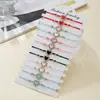 Set de Pulseras Tejidas de Colores Amazon Cross-Border Aleación Mariposa Cuentas de Vidrio Ajustable Joyería de Comercio Exterior al por Mayor
