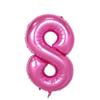 Globo digital de 16 pulgadas del 0 al 9 para Año Nuevo, luna llena, fiesta de cumpleaños, decoración, globo de película de aluminio degradado, venta al por mayor