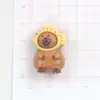Novos Acessórios de Resina de Urso Capivara DIY Cola de Chantilly Capa de Celular Pequeno Patch Pingente de Chaveiro Material