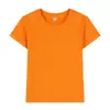 Camiseta de algodão infantil de verão infantil gola redonda manga curta estampa figura Uniforme de classe de jardim de infância escola primária unha LOGO