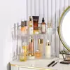 Caja de Almacenamiento de Cosméticos de Esquina, Tocador de Lujo Ligero, Labiales y Productos para el Cuidado de la Piel, Estante de Almacenamiento Triangular para Baño y Tocador
