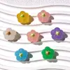 Juguete de Comida Colorido 3D Simulado Calabaza Accesorios de Resina DIY Pegamento de Crema Funda de Teléfono Pasador Calcomanías para Tazas