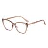 Tr8279Tr Ojo de Gato Montura Grande Espejo Plano Adelgazante para la Cara Gadget Práctico Sin Maquillaje Más Fácil de Combinar Libro Rojo Pequeño Mismo Estilo Montura de Gafas Se Puede Combinar con Gafas