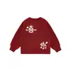 Suéter Nuevo Estilo Chino para Niños Wulibu Año Nuevo Invierno 2026 Tejido Grueso Elegante Lindo Cuello Redondo Tejido Holgado