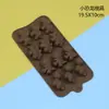 Molde de Chocolate de Silicona Nuevo Multiestilo Charola para Hielo de Gelatina Molde para Hornear Pudín Molde para Waffles Fondant DIY