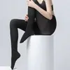 Pacote com 2 Meias Nove Pontos Femininas Primavera Outono Meia-Calça de Seda Média-Grossa Leggings Femininas Roupa Externa Anti-Puxão Fina