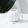 Jarrón de Cerámica de Calabaza Lujo Ligero Rojo Fruta Real de Granada Mueble de TV Suministros Creativos para Inauguración de Casa Adornos de Acebo