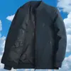 Jaqueta Esportiva Leve com Proteção Solar para Homens, Jaqueta Casual com Gola Estilo Camisa, Jaqueta Softshell à Prova de Vento e Resistente à Água