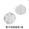 Dado Grande Conjunto de Sete Peças Dados Multifacetados Caixa de Jogo Chaveiro de Resina DIY Molde de Silicone para Jogo de Tabuleiro