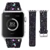Para Apple Correa de Cuero con Purpurina applewatch7/6/5/4/3/2/SE Correa para Apple Watch