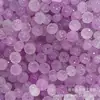 Cuentas sueltas de jade al por mayor, semillas de hielo, cuentas moradas de calabaza, cuentas sueltas, accesorios para joyería DIY de cuarzo, roca, jade, al por mayor