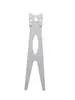 Estúdio Fotográfico de Casamento Porta-Retrato Branco Preto Cauda de Andorinha Trapezoidal Espada Dividida Pequeno Grande Mesa Suporte de Ferro 10 Peças