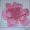 Broche de Flor Nueva con Pedrería Transfronterizo Moda Versátil Decorativo Grande Accesorios para Ropa Hecho a Mano Femenino Novia