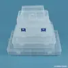 Caixa de Embalagem de Plástico Transparente Caixa de Exibição de Amostra de Ferramentas de Hardware Caixa de Embalagem de Peças Organizador de Acessórios Caixa de Armazenamento de Cartões