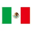 Bandeiras da Copa do Mundo dos EUA, Canadá e México, Bandeira Mexicana 90X150cm, Bandeiras de Poliéster para Revenda em Estoque, Feitas Sob Medida