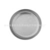 Plato de Acero Inoxidable 304 Pulido Plato de Curry Plato de Filete Vintage Plato Profundo Redondo para Papas Fritas Plato para Mariscos Estilo Restaurante de Hong Kong Plato para Pescado