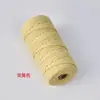 Fornecimento Direto da Fábrica Cordão de Algodão de 3 mm com Alma, Corda de Algodão Trançada, Cordão de Algodão Colorido para Decoração, Cordão Colorido Teçido à Mão