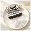 Ropa para Muñeca de 10 cm Juguete de Peluche Lindo Camiseta Rayada y Falda de Gasa Accesorios para Mini Muñeca Falda para Disfraz Muñeca de Algodón