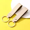 Llavero Creativo de Cuero PU Personalizado Colgante Simple para Accesorios de Bolsa Regalo de Negocios Llavero de Cuero para Coche