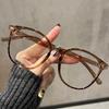 Nuevas Gafas Negras con Marco Degradado, Ultraligeras, Anti Luz Azul, Cara Sencilla para Mujer, Gama Alta, Se Pueden Equipar con Lentes de Miopía de Prescripción, Monturas Planas para Hombre