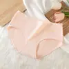Pantaletas de Algodón Puro Antibacteriano para Mujer de Verano, Bragas Sin Costuras de Cintura Media No Apretadas, Panties de Algodón Puro para Mujer al por Mayor