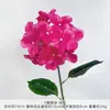 Flores artificiales de hortensia de 3 pétalos para bodas, arreglos florales hechos a mano de alta gama, decoración de salón de bodas, pared de flores DIY y arreglos de suelo