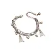 Colgante de Cuentas Fantasma Creativas Exageradas Europeas y Americanas Pulsera de Doble Capa Moda Personalidad Retro Popular Estilo Unisex