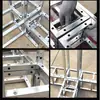 Truss Cuadrado de Aleación de Aluminio de Alta Resistencia 200, Ligero, Portátil y Rápido de Montar Soporte para Iluminación de Escenario, Venta Directa de Fábrica